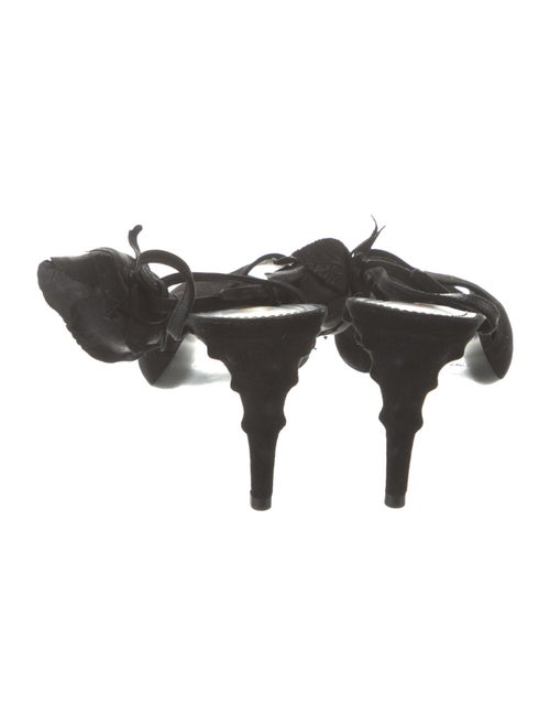 Yves Saint Laurent Rive Gauche Suede Sandals