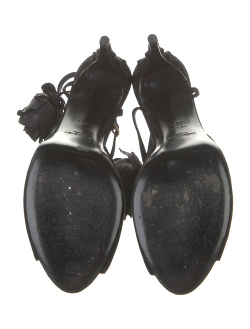 Yves Saint Laurent Rive Gauche Suede Sandals