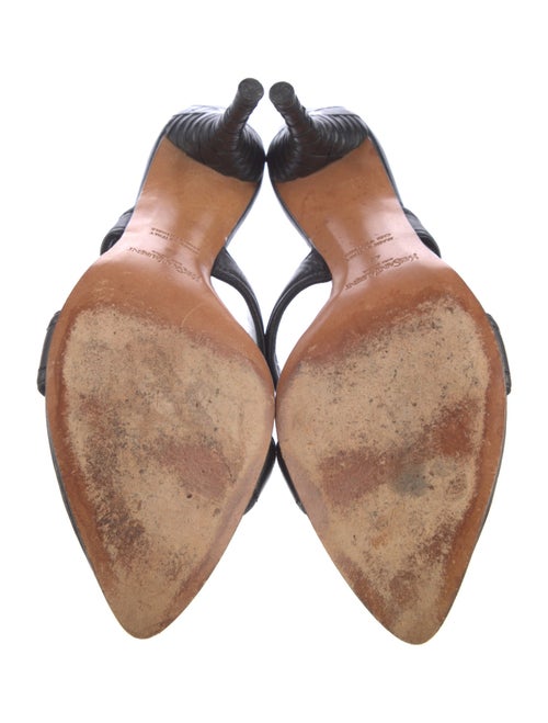 Yves Saint Laurent Leather Mules