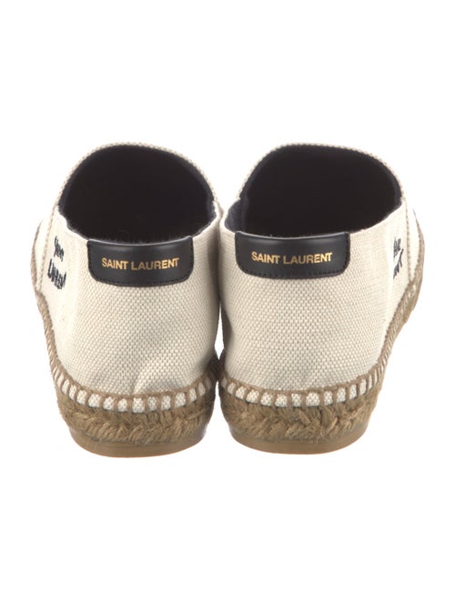 Yves Saint Laurent Canvas Graphic Print Espadrilles