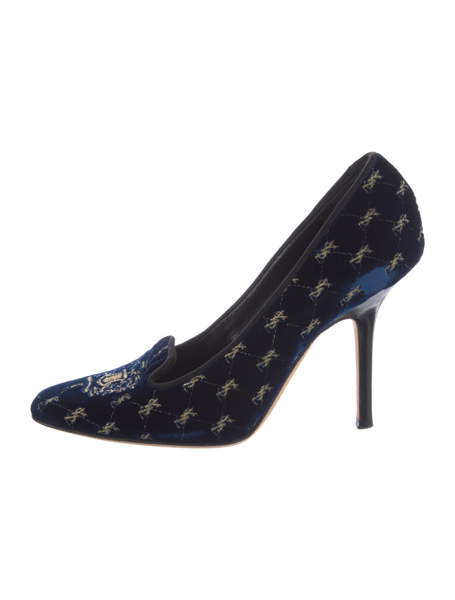 Yves Saint Laurent Vintage Signature Logo Pumps