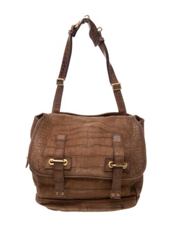 Yves Saint Laurent Suede Shoulder Bag Medium
