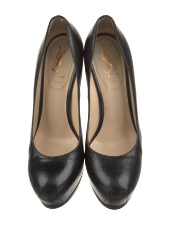 Yves Saint Laurent Rive Gauche Leather Pumps