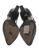 Yves Saint Laurent Leather D'Orsay Flats