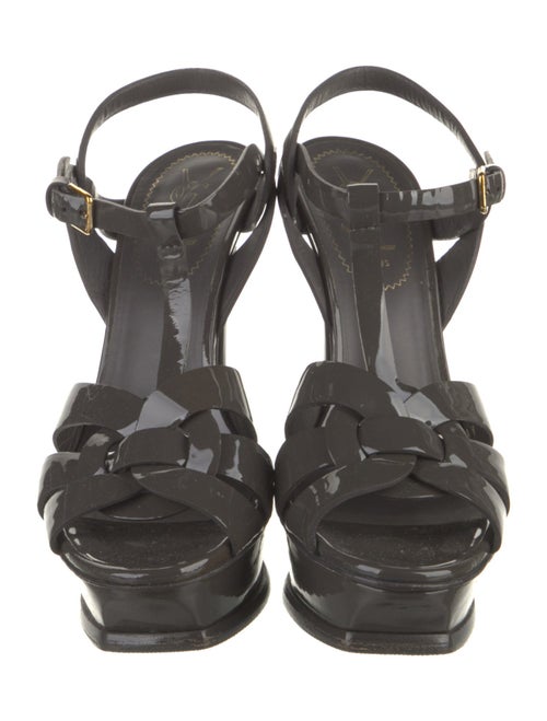 Yves Saint Laurent Patent Leather T-Strap Pumps