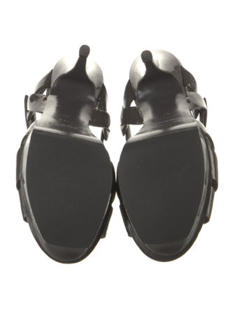 Yves Saint Laurent Patent Leather T-Strap Pumps
