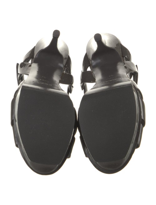 Yves Saint Laurent Patent Leather T-Strap Pumps