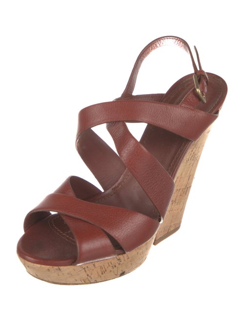 Yves Saint Laurent Leather Slingback Pumps