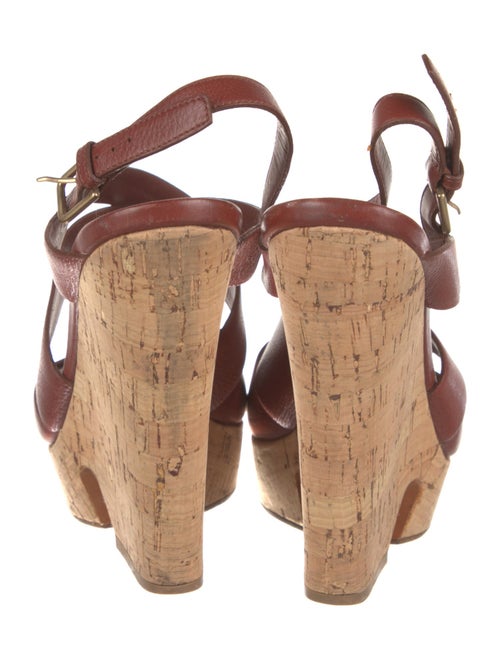 Yves Saint Laurent Leather Slingback Pumps