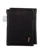 Yves Saint Laurent GG Zip Around Wallet Leather Wallet
