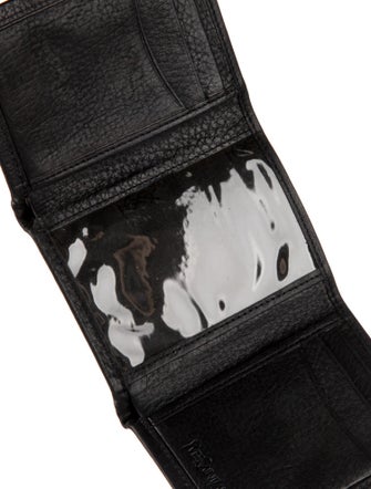 Yves Saint Laurent GG Zip Around Wallet Leather Wallet