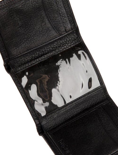 Yves Saint Laurent GG Zip Around Wallet Leather Wallet