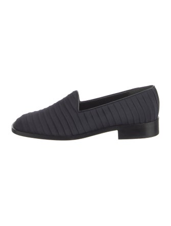 Yves Saint Laurent Pleated Accents Loafers