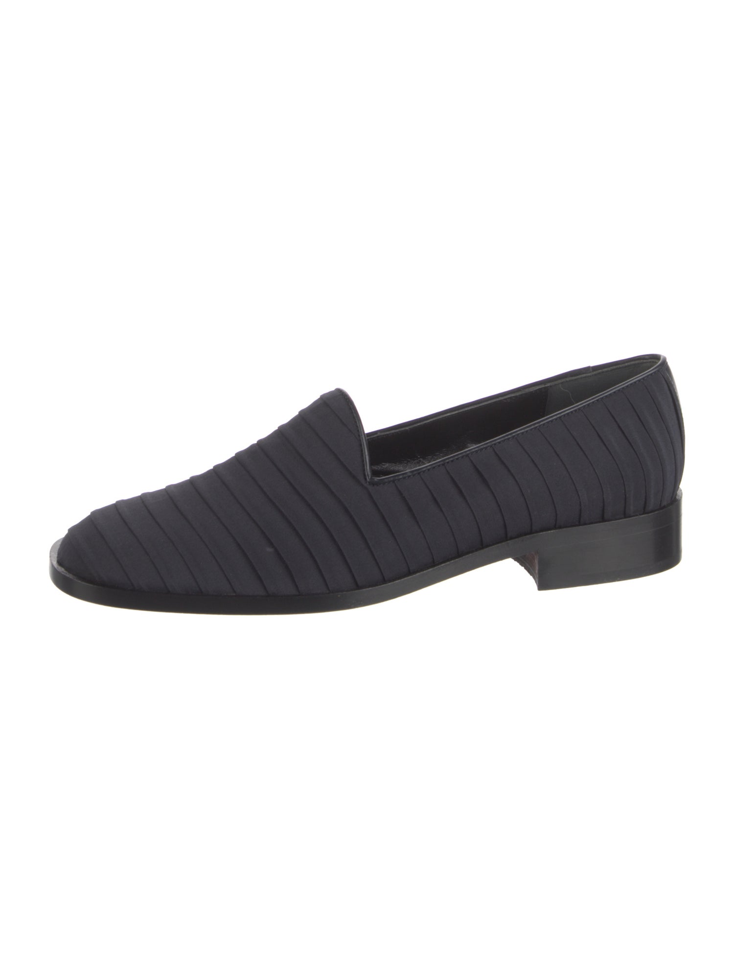 Yves Saint Laurent Pleated Accents Loafers