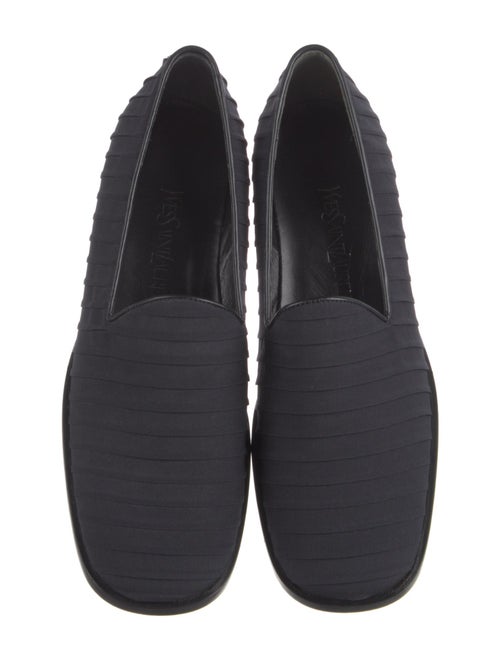 Yves Saint Laurent Pleated Accents Loafers