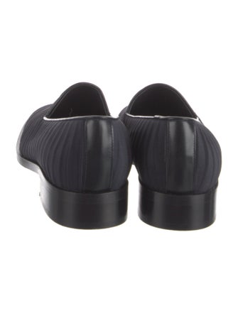 Yves Saint Laurent Pleated Accents Loafers