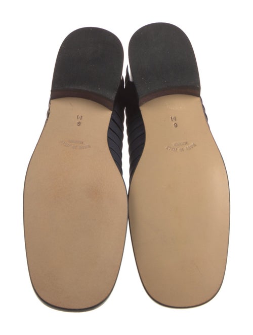 Yves Saint Laurent Pleated Accents Loafers