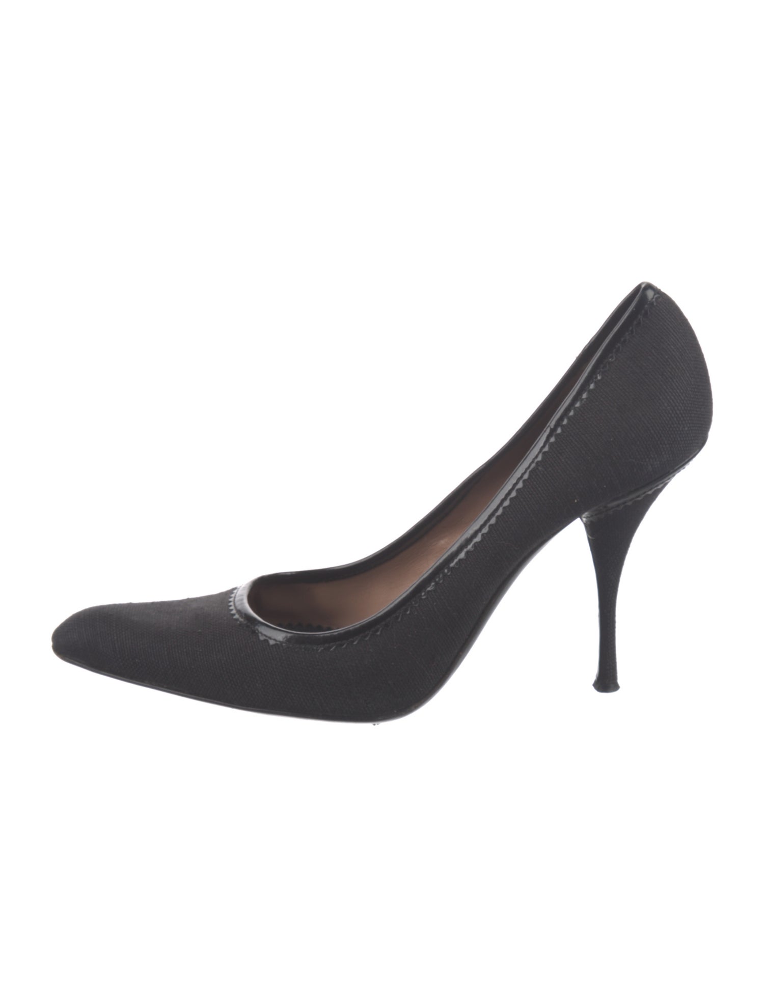 Yves Saint Laurent Leather Trim Embellishment Pumps