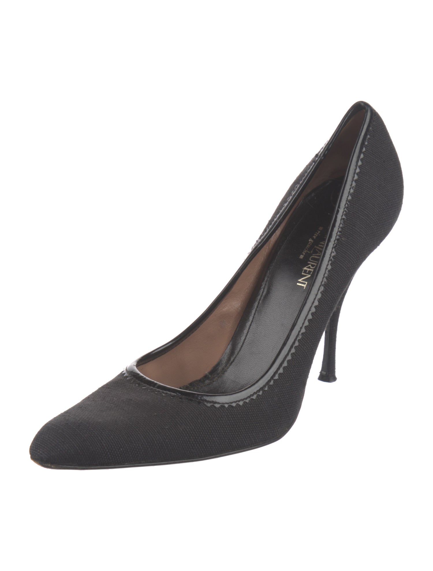 Yves Saint Laurent Leather Trim Embellishment Pumps
