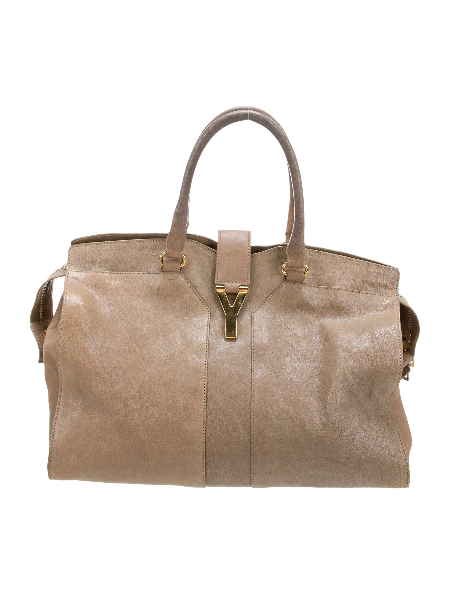 Yves Saint Laurent Leather Weekender Bag