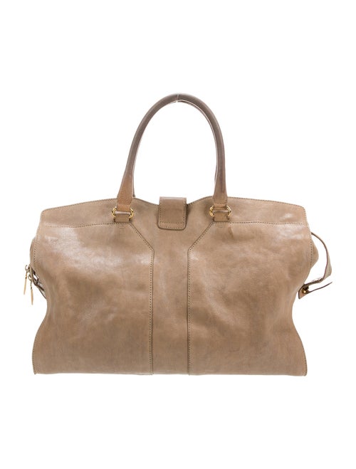 Yves Saint Laurent Leather Weekender Bag