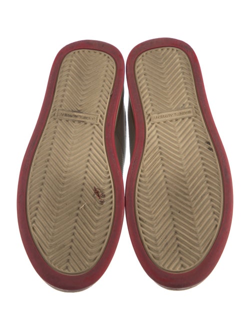 Yves Saint Laurent Leather Colorblock Pattern Sneakers