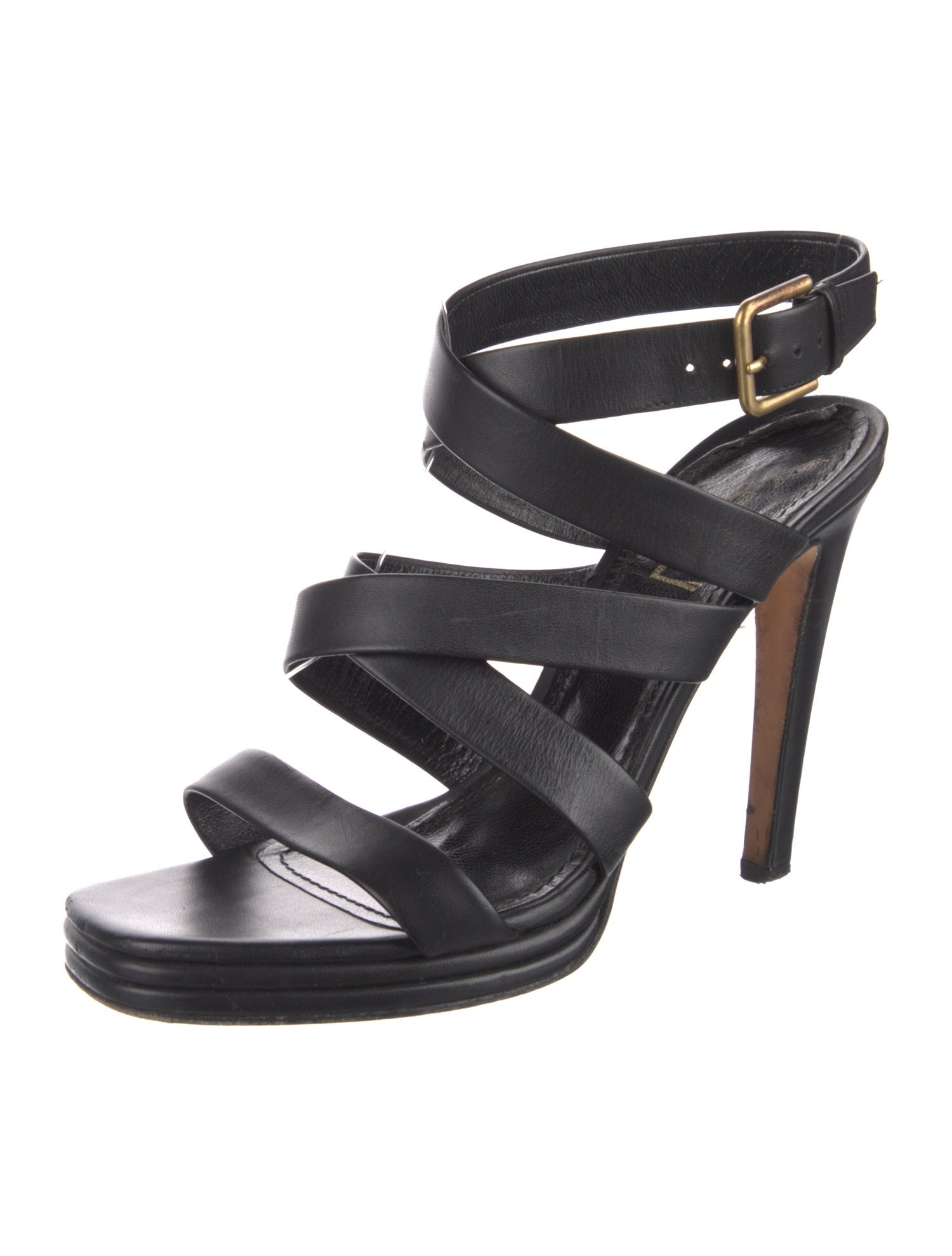 Yves Saint Laurent Leather Sandals