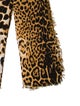 Yves Saint Laurent Virgin Wool Animal Print Scarf