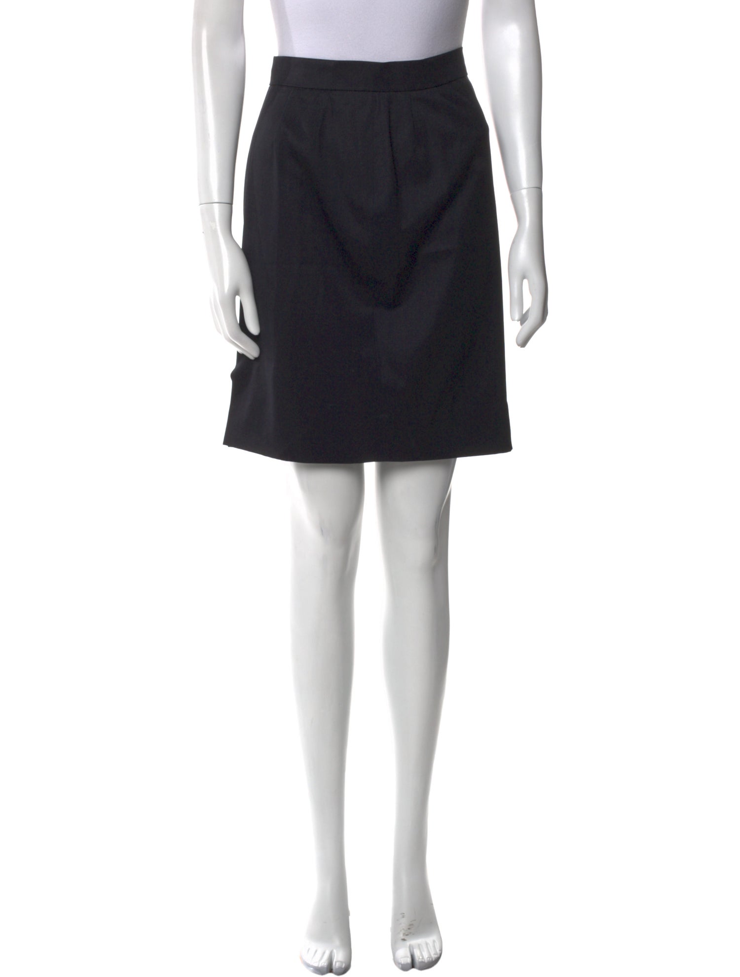Yves Saint Laurent Wool Knee-Length Skirt