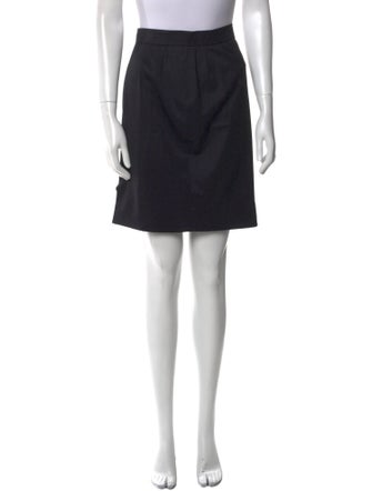 Yves Saint Laurent Wool Knee-Length Skirt