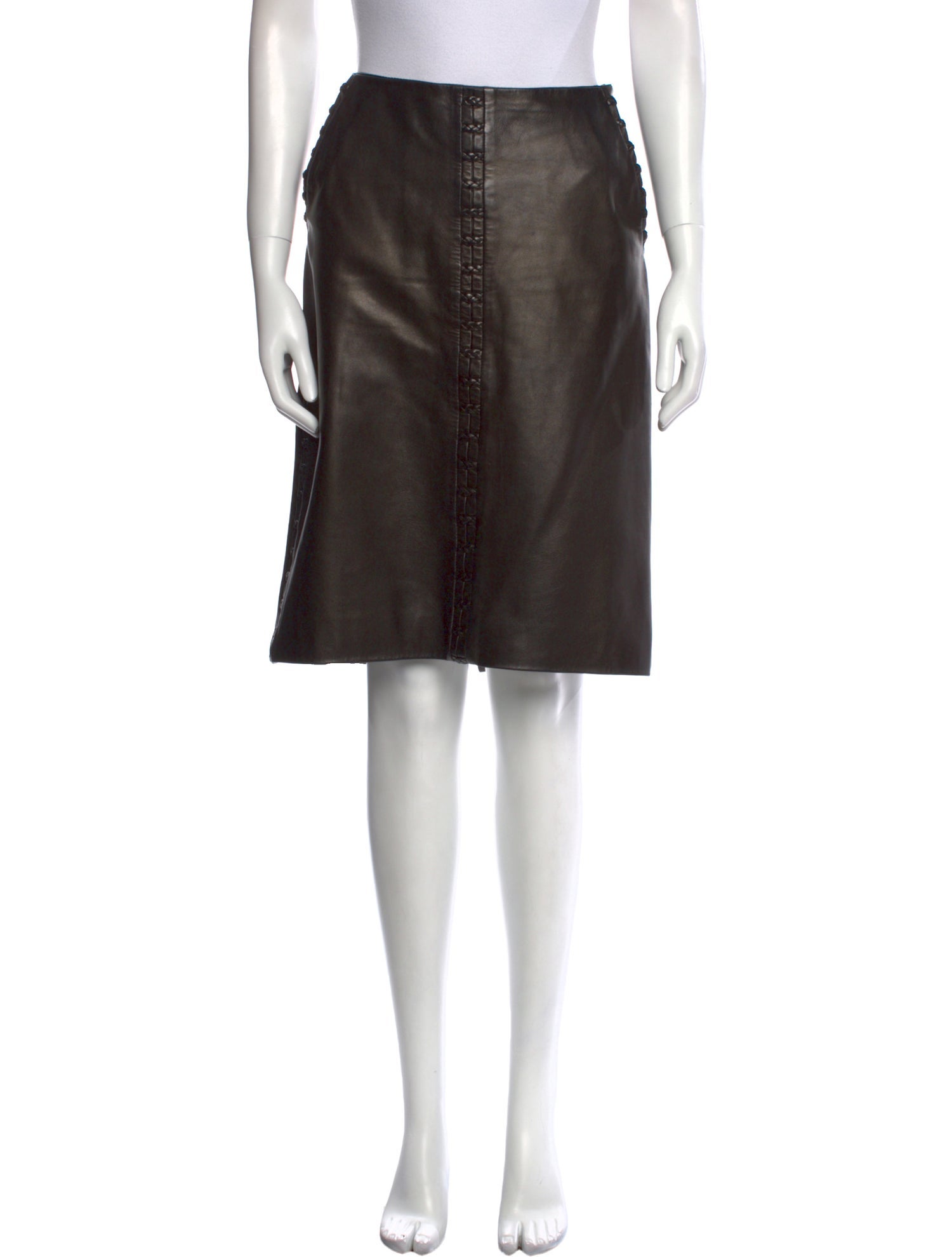 Yves Saint Laurent Rive Gauche Vintage Knee-Length Skirt