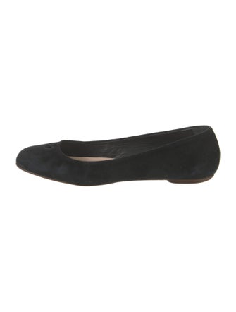 Yves Saint Laurent Suede Flats