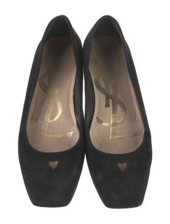 Yves Saint Laurent Suede Flats
