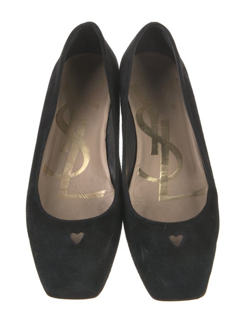 Yves Saint Laurent Suede Flats