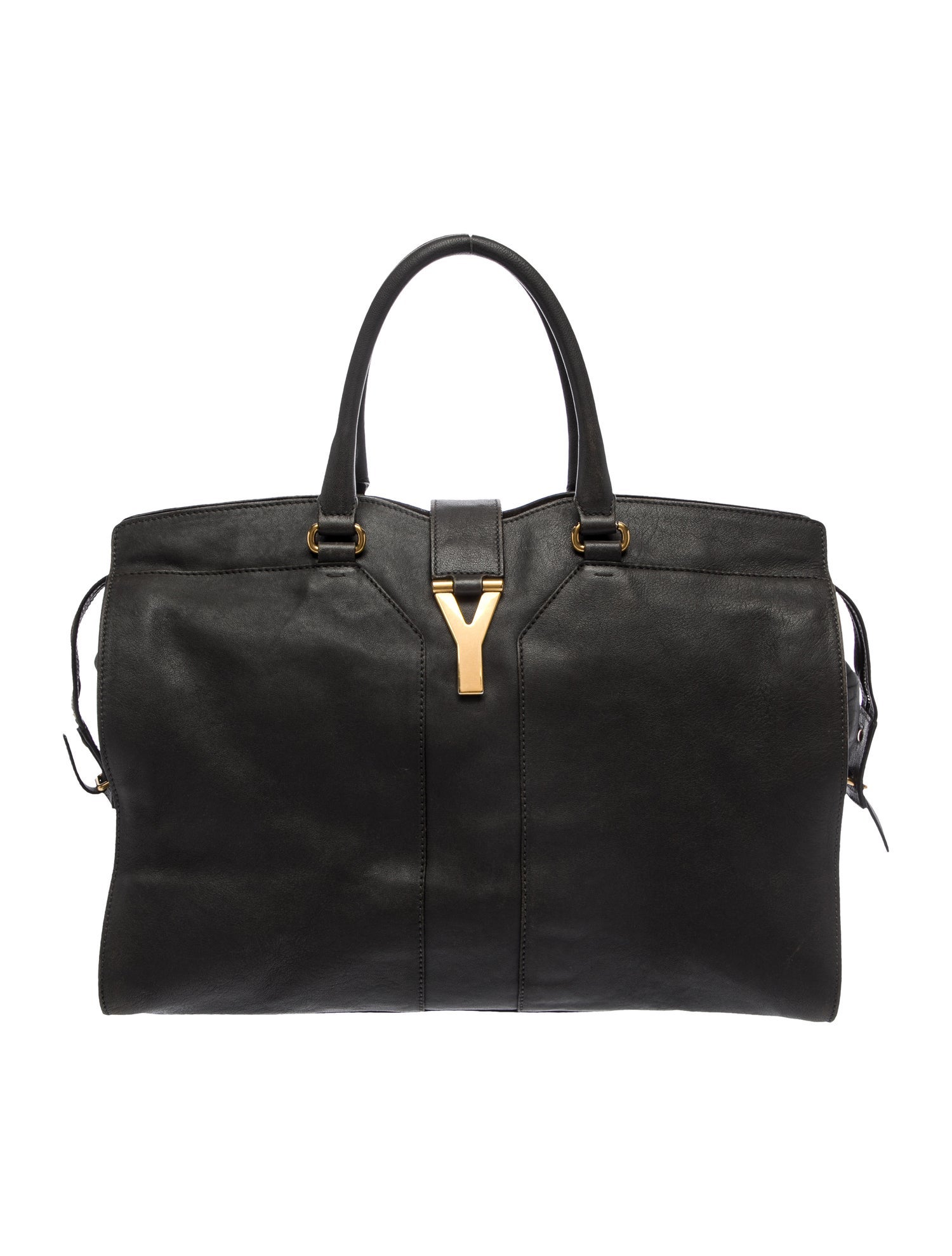 Yves Saint Laurent Leather Top Handle Bag