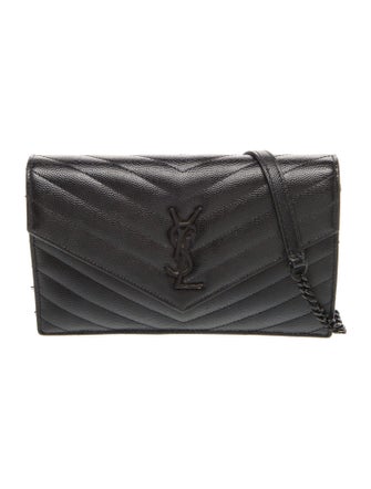 Saint Laurent Chevron Evening Bag
