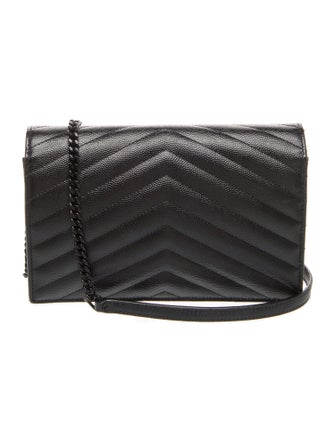Saint Laurent Chevron Evening Bag
