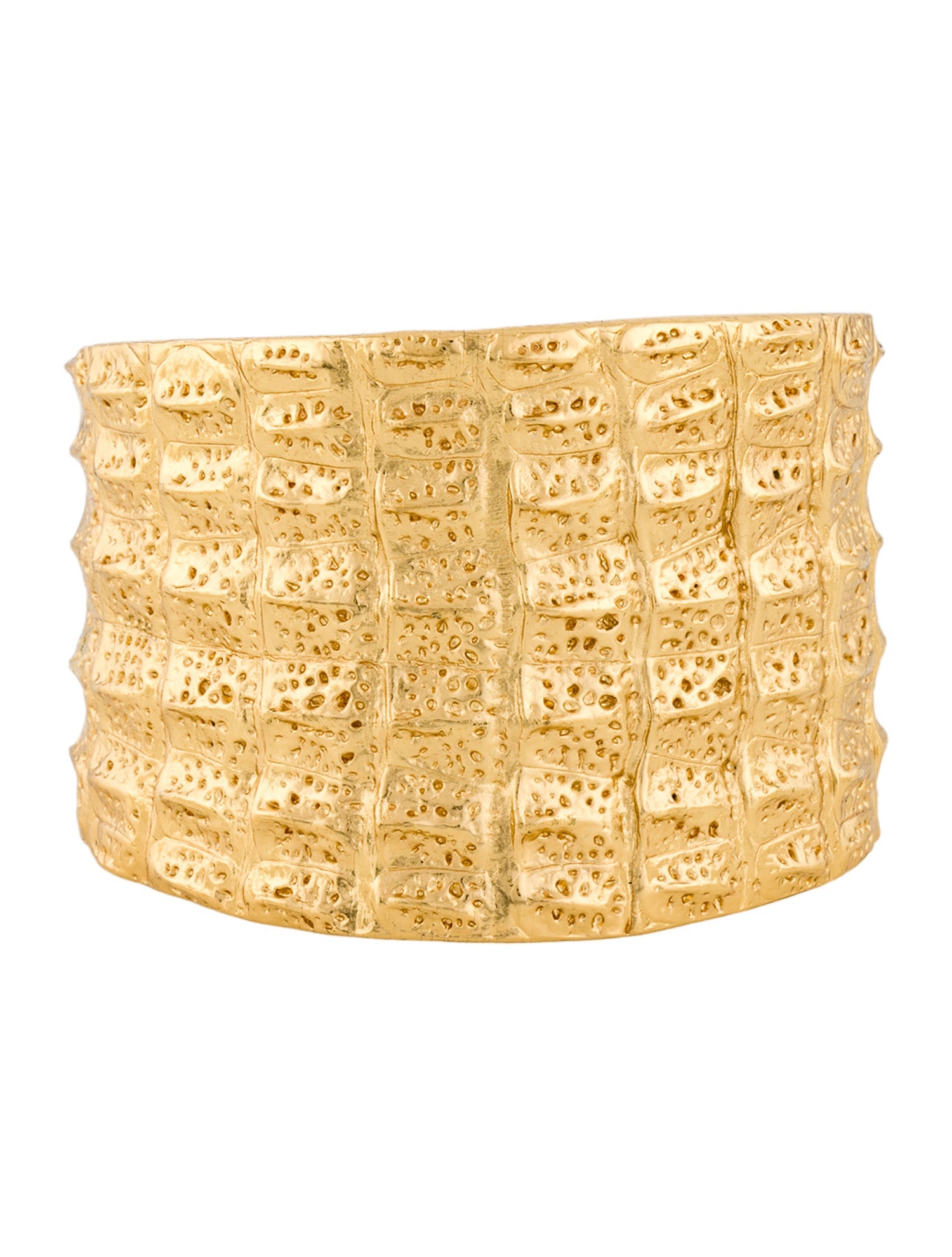 Yves Saint Laurent Vintage Textured Cuff Bracelet