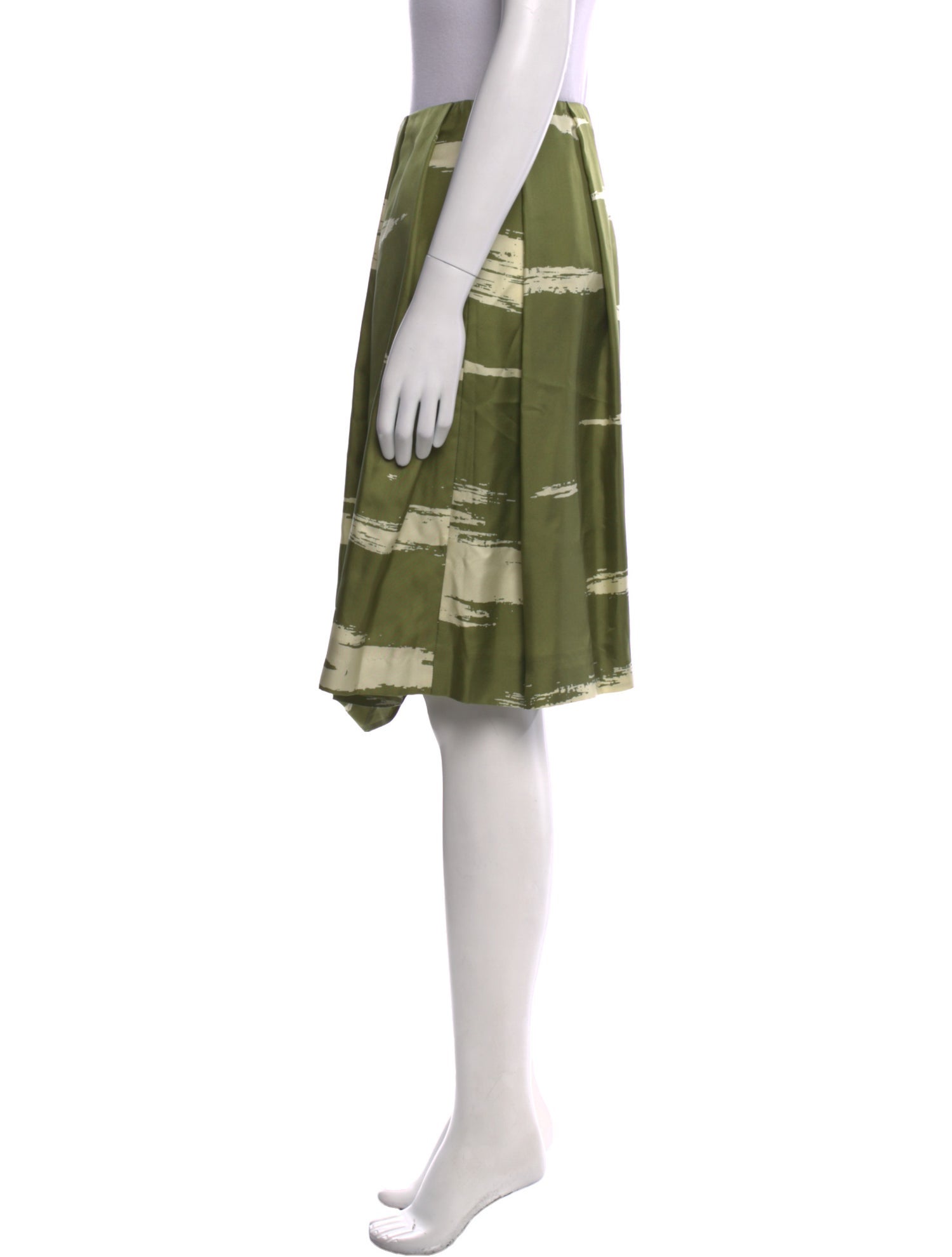 Yves Saint Laurent Silk Knee-Length Skirt