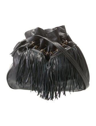 Yves Saint Laurent Leather Bucket Bag