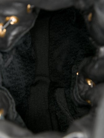 Yves Saint Laurent Leather Bucket Bag