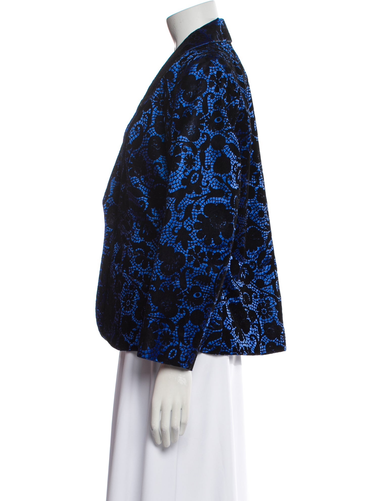 Yves Saint Laurent Lace Pattern Evening Jacket
