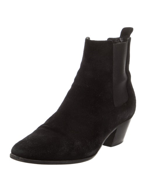 Yves Saint Laurent Suede Chelsea Boots