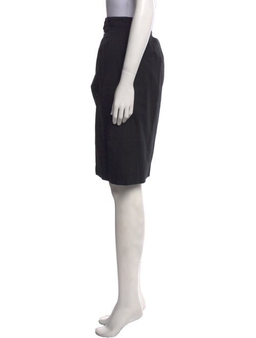 Yves Saint Laurent Pleated Accents Knee-Length Skirt