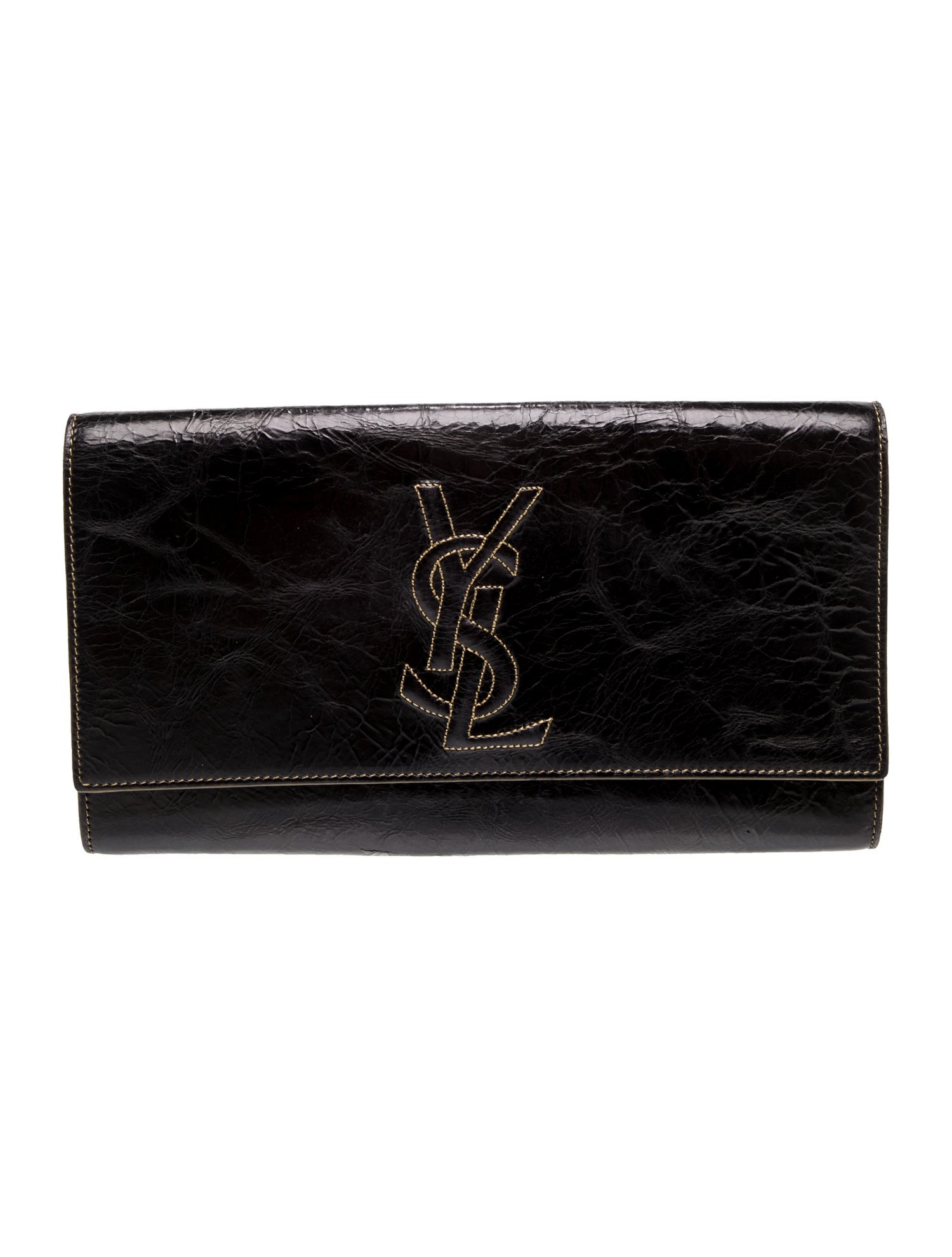 Yves Saint Laurent Leather Clutch