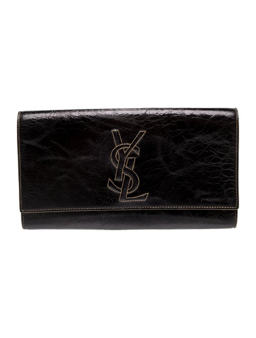 Yves Saint Laurent Leather Clutch