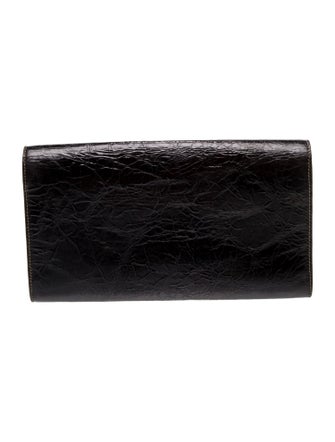 Yves Saint Laurent Leather Clutch
