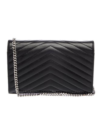 Yves Saint Laurent Leather Clutch