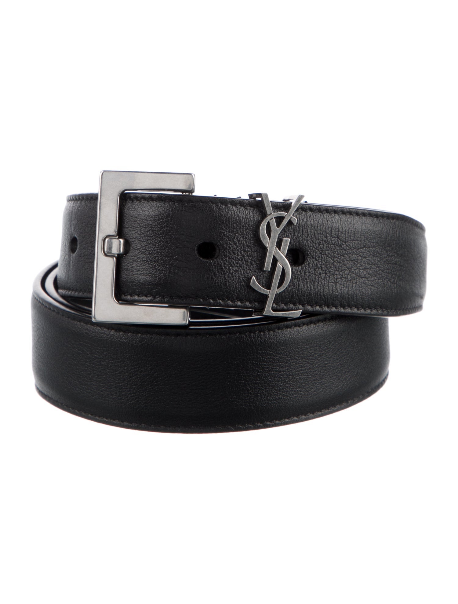 Yves Saint Laurent Leather Belt w/ Tags