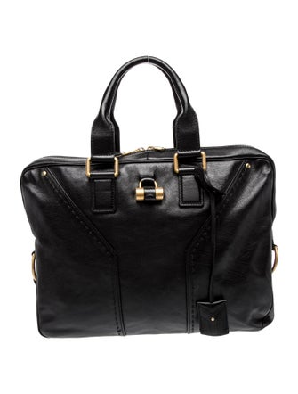Yves Saint Laurent Leather Briefcase